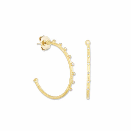 Dima Earrings with Diamond by Lika Behar