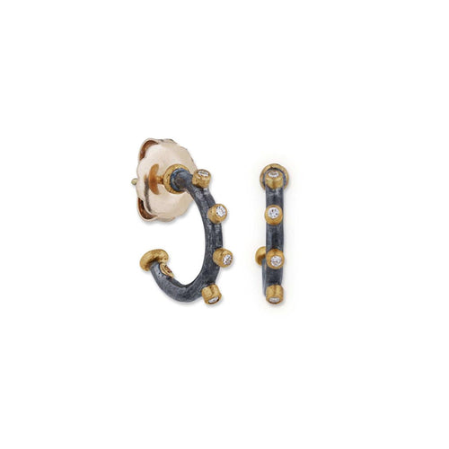 Dima Earrings with Diamond by Lika Behar