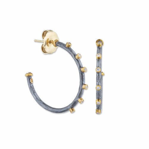 Dima Earrings with Diamond by Lika Behar