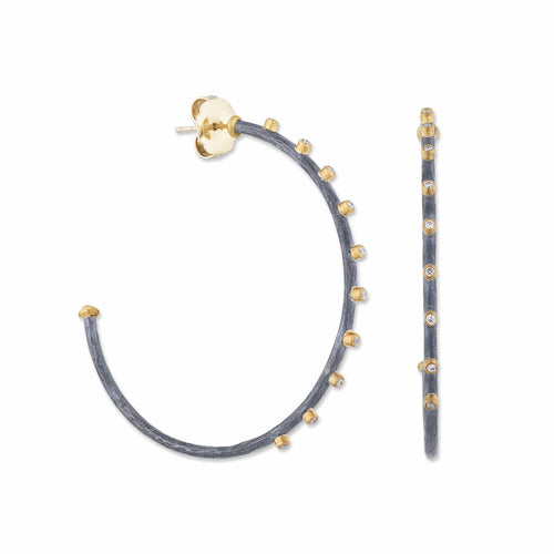 Dima Earrings with Diamond by Lika Behar