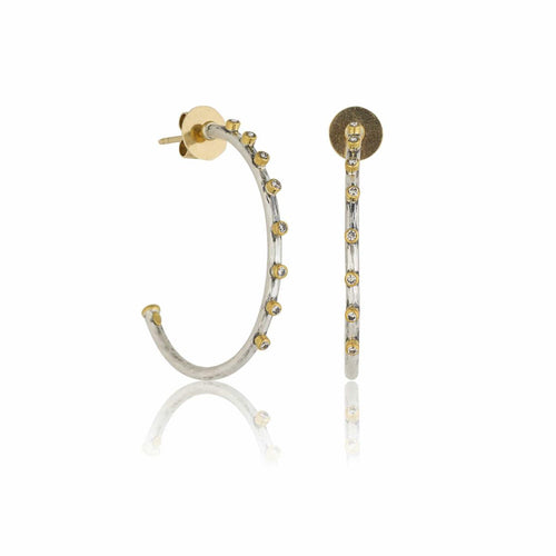 Dima Earrings with Diamond by Lika Behar