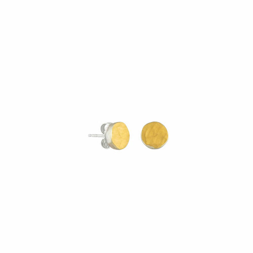 Dora 5MM 24K Fused Gold Studs by Lika Behar