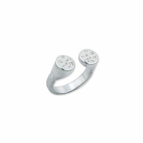 Dora You & Me Ring, Diamond Sprinkles by Lika Behar