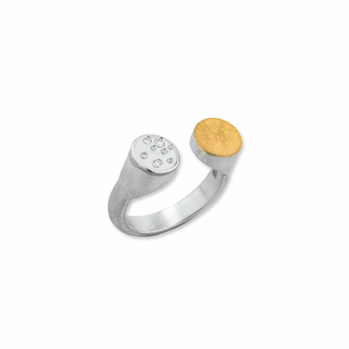 Dora You & Me Ring, Diamond Sprinkles by Lika Behar