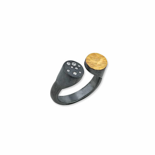 Dora You & Me Ring, Diamond Sprinkles by Lika Behar