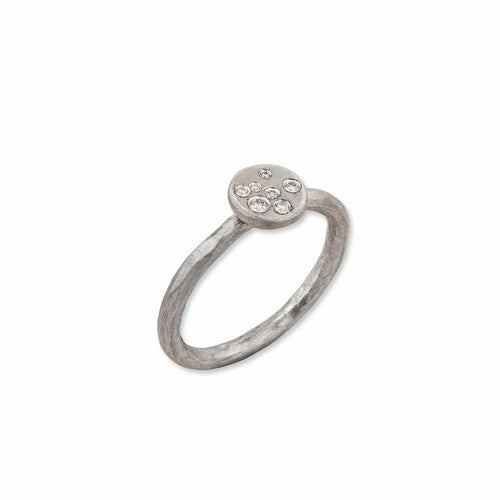 Dora Sil Ring, Diamond Sprinkles by Lika Behar