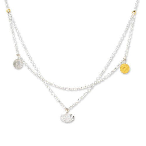 Dora Bean Necklace with Diamond by Lika Behar