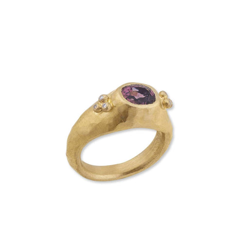 Diva Ring with Spinel & Diamond by Lika Behar
