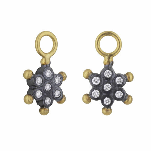 Dylan Star Ear Charms with Diamond by Lika Behar