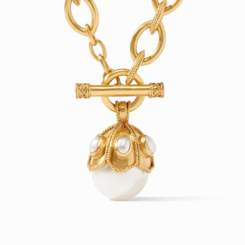 Delphine Pearl Statement Necklace-Julie Vos-Renee Taylor Gallery