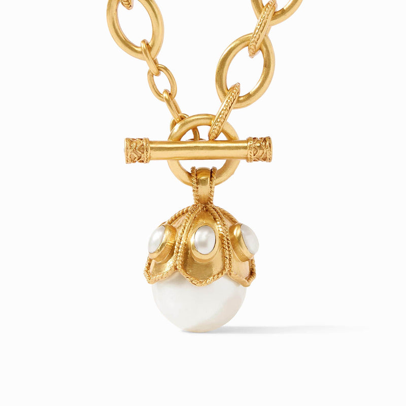 Delphine Pearl Statement Necklace - N467GPL00-Julie Vos-Renee Taylor Gallery