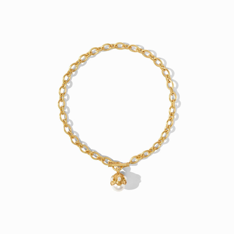 Delphine Pearl Statement Necklace - N467GPL00-Julie Vos-Renee Taylor Gallery