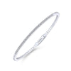 14K White Gold Diamond Bangle – BG3716-62W45JJ-Gabriel & Co.-Renee Taylor Gallery
