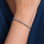 14K White Gold Diamond Bangle – BG3976-62W45JJ-Gabriel & Co.-Renee Taylor Gallery