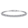 14K White Gold Diamond Bangle – BG3977-62W45JJ-Gabriel & Co.-Renee Taylor Gallery