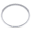 14K White Gold Diamond Bangle – BG3977-62W45JJ-Gabriel & Co.-Renee Taylor Gallery