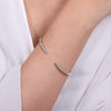 14K White Gold Split Diamond Spike Bangle – BG3912-62W45JJ-Gabriel & Co.-Renee Taylor Gallery