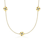 14K White and Yellow Gold Station Necklace with Diamonds – NK6939-32M45JJ-Gabriel & Co.-Renee Taylor Gallery