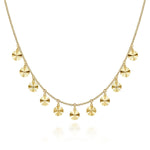 14K Yellow Gold Disc Drops Necklace - NK6556Y4JJJ-Gabriel & Co.-Renee Taylor Gallery