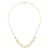 14K Yellow Gold Disc Drops Necklace - NK6556Y4JJJ-Gabriel & Co.-Renee Taylor Gallery