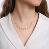 14K Yellow Gold Disc Drops Necklace - NK6556Y4JJJ-Gabriel & Co.-Renee Taylor Gallery