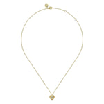 14K Yellow Gold Diamond Heart Pendant Necklace – NK7063M45JJ-Gabriel & Co.-Renee Taylor Gallery