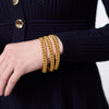 Dolce Bangle-Gold - BG325G-Julie Vos-Renee Taylor Gallery