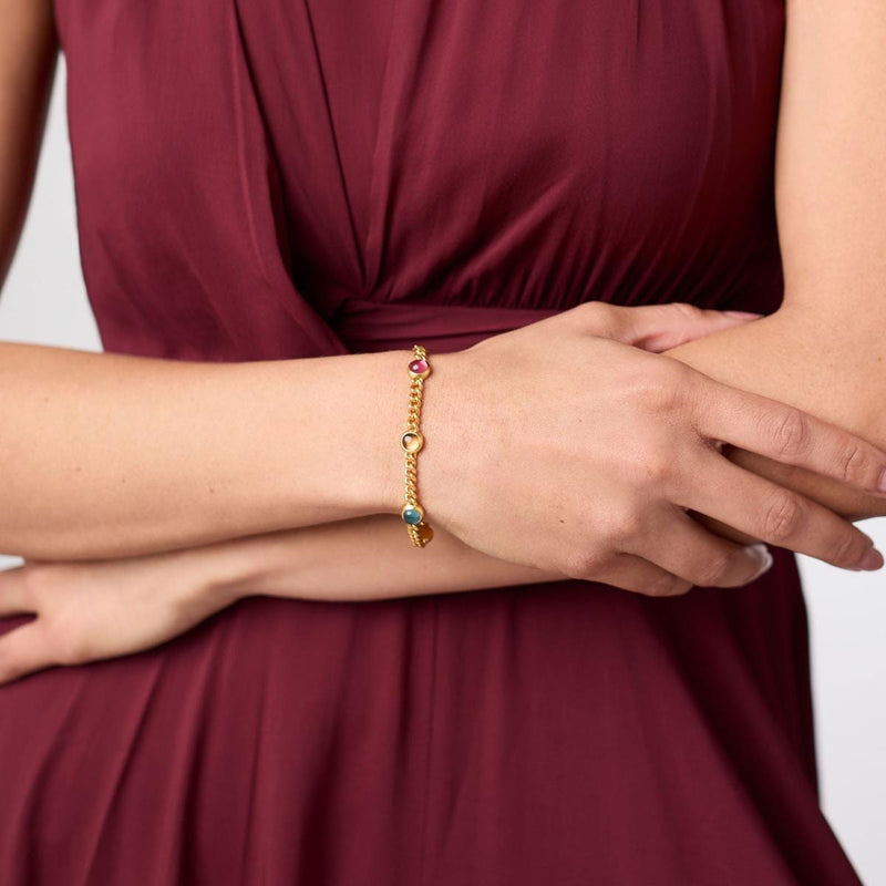 Dolce Delicate Bracelet-Iridescent Multi Stone - BL253GIML00-Julie Vos-Renee Taylor Gallery