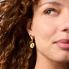 Dolce Hoop & Charm Earring-Iridescent Palmetto Green - ER1010GIJG00-Julie Vos-Renee Taylor Gallery