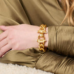 Dolce Link Bracelet-Pearl - BL246GPL00-Julie Vos-Renee Taylor Gallery