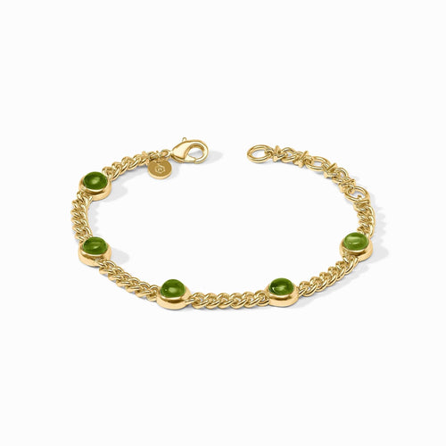 Dolce Delicate Bracelet-Iridescent Palmetto Green - BL253GIJG00-Julie Vos-Renee Taylor Gallery