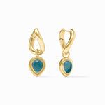 Dolce Hoop & Charm Earring-Iridescent Montana Blue - ER1010GIPE00-Julie Vos-Renee Taylor Gallery