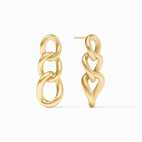 Dolce Link Earrings-Gold - ER1011G00-Julie Vos-Renee Taylor Gallery