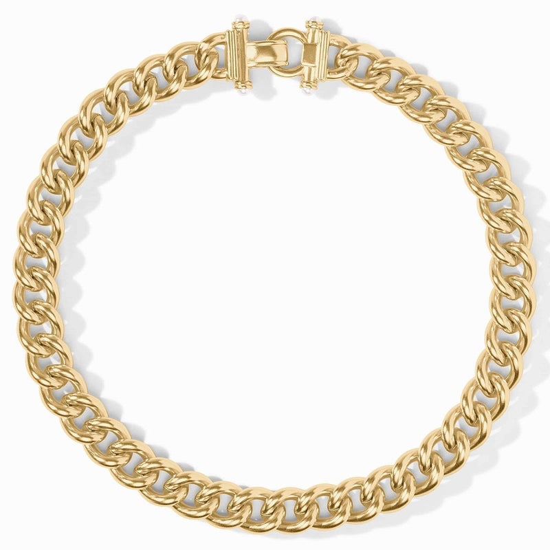 Dolce Link Necklace-Pearl - N572GPL00-Julie Vos-Renee Taylor Gallery