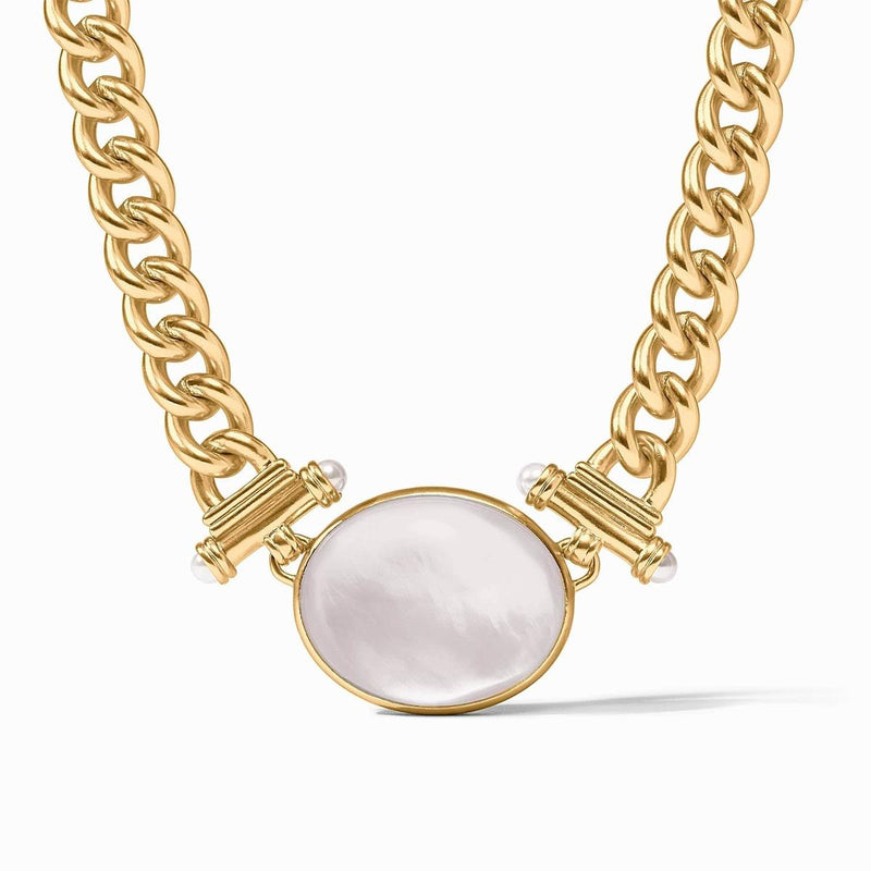 Dolce Statement Necklace-Iridescent Clear Crystal - N573GIRC00-Julie Vos-Renee Taylor Gallery