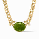 Dolce Statement Necklace-Iridescent Palmetto Green - N573GIJG00-Julie Vos-Renee Taylor Gallery