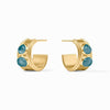 Dolce Stone Hoop-Iridescent Montana Blue - HP126GIPE-Julie Vos-Renee Taylor Gallery