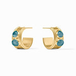 Dolce Stone Hoop-Iridescent Montana Blue - HP126GIPE-Julie Vos-Renee Taylor Gallery