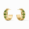 Dolce Stone Hoop-Iridescent Palmetto Green - HP126GIJG-Julie Vos-Renee Taylor Gallery