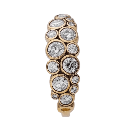 18K Yellow Gold and Diamond Earrings - E-288D-Alex Sepkus-Renee Taylor Gallery
