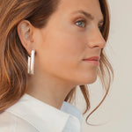 Big Ionian Earrings - Silver Plated - E0092 MET00-CXC-Renee Taylor Gallery
