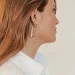 Big Ionian Earrings - Silver Plated - E0092 MET00-CXC-Renee Taylor Gallery