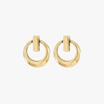 On-Off Earrings - Gold Plated - E0093 ORO00-CXC-Renee Taylor Gallery