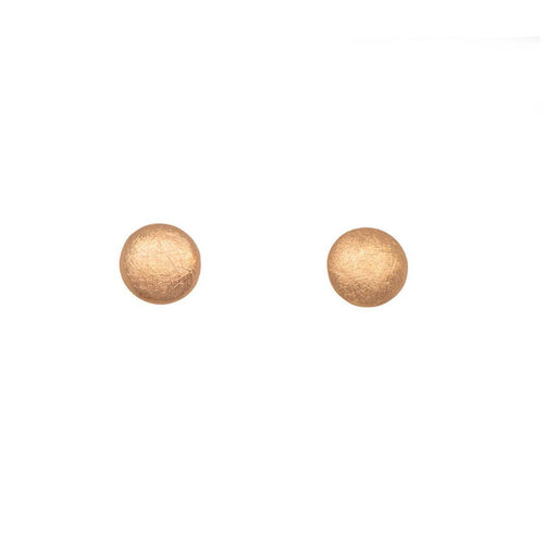 Moon Silver Rose Gold Plated Earrings-Joyla-Renee Taylor Gallery