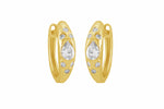 18K Yellow Gold and Diamond Earrings - E2384A-Paramount Gems-Renee Taylor Gallery