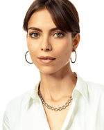 Signature Teardrop Hoop Earrings-YRZE020393B-14K-Freida Rothman-Renee Taylor Gallery
