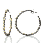 Signature Teardrop Hoop Earrings-YRZE020393B-14K-Freida Rothman-Renee Taylor Gallery