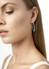 Signature Pavé Arrow Hoop Earrings - YRZE020146B-Freida Rothman-Renee Taylor Gallery