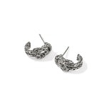 Love Knot Hoop Earring, Sterling Silver, 13MM - EB98782-John Hardy-Renee Taylor Gallery