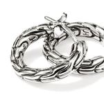 Essentials Silver Hoop Earrings 14mm - EB98922-John Hardy-Renee Taylor Gallery